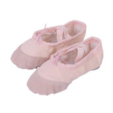 Maxbell New Pink Canvas Ballet Shoes Toddler Girls US Size 8# (5 2/3 Inch)