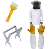 Maxbell Beekeeping Equipment Smock Suit + Long Gloves + Hive Frame Holder Lifter + Fork