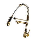 Maxbell Kitchen Faucet Supplies Classical Decor Mixer Tap for Home Farmhouse Laundry Gold