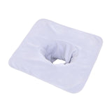 Maxbell SPA Towel with Face Hole Washable for Skin Soft Steam Massage Towel white