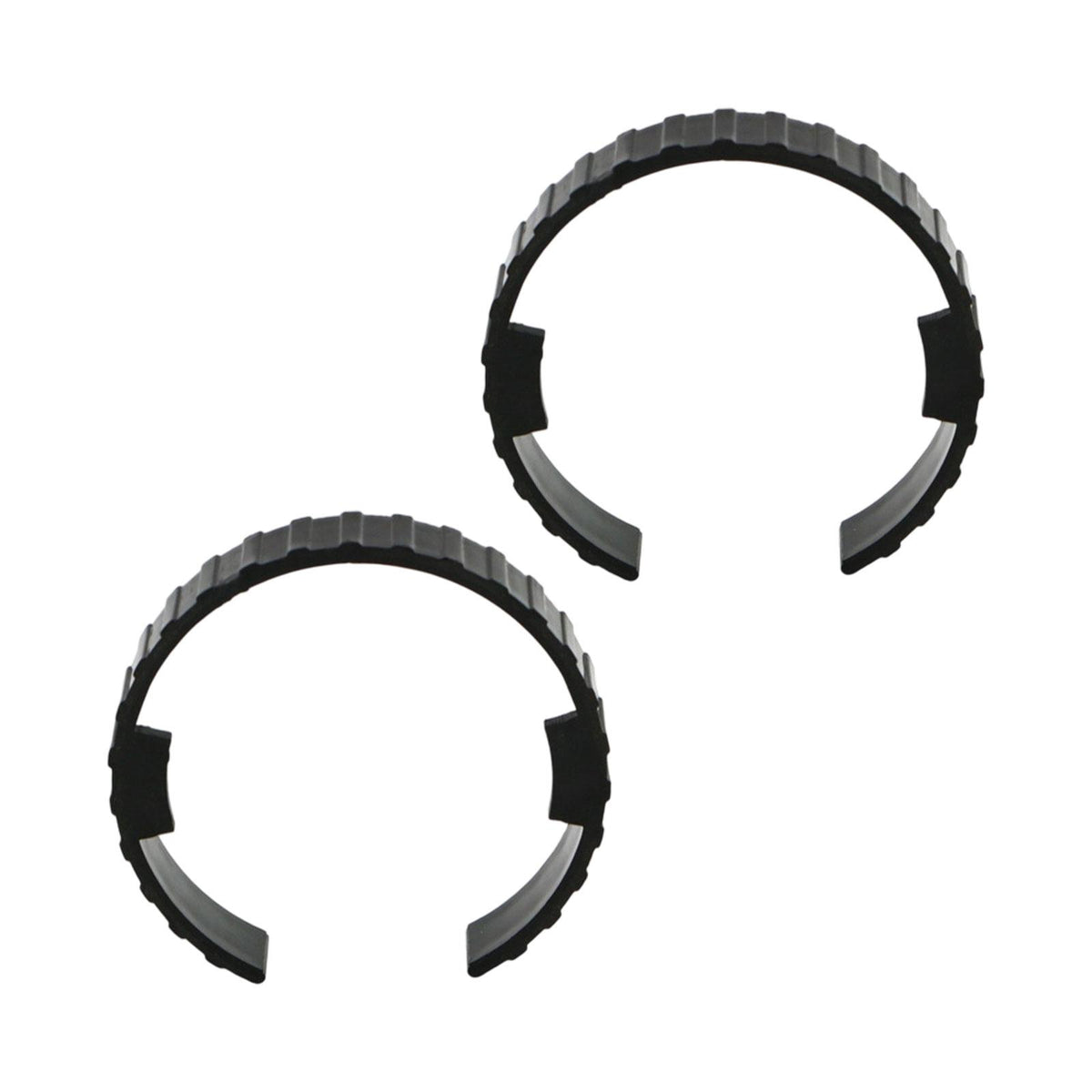 Maxbell 2 Pieces Dryer Hose Spare Rings Replacement Sturdy Fittings Connector Buckle Style A