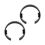 Maxbell 2 Pieces Dryer Hose Spare Rings Replacement Sturdy Fittings Connector Buckle Style A