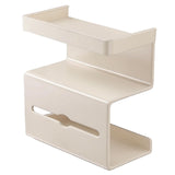 Maxbell 3 Tier Toilet Paper Holder Toilet Paper Dispenser for Kitchen Toilet Bedroom White