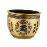 Maxbell Maxbell Brass Feng Shui Bowl Sculpture Treasure Basin Dining Room Cornucopia Decors Without Basae Stand