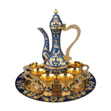 Maxbell European Vintage Teapot Set Tea Serving Set for Holiday Dining Table Bedroom