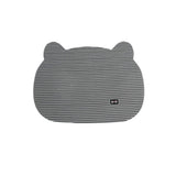 Maxbell Maxbell Non slip Flexible Pet Litter Mat Cat Litter Trapping Mat Pet Food Mat gray