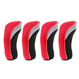Maxbell Maxbell 4Pcs Golf Club Head Cover Headcovers with Interchangeable Number Tags Red