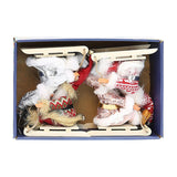 Maxbell Santa Claus Ornament Xmas Decoration for Holiday Farmhouse Bedroom Style C