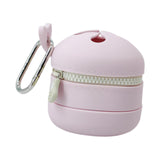 Maxbell Fly Fishing Trash Can Silicone Retractable Practical Fly Fishing Storage Bin Light Purple