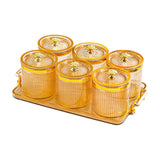 Maxbell Dry Fruit Tray with Lid with Tray Wedding Nuts Plate for Wedding Party Candy brown