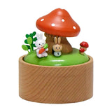 Maxbell Music Box Cute Holiday Sensory Development Ornaments for Friends Lovers Kids Mushroom bunny