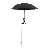 Maxbell Plant Umbrellas for Outdoor Plants Planter Shade Cover for Patio Garden Beds Black