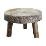 Maxbell Wooden Planter Stool Stand Flower Pot Support for Farmhouse Bedroom Bathroom