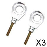 Maxbell 3x15mm Chain Adjuster Tensioner for Pit Dirt Bike CRF50 SSR Thumpstar Silver