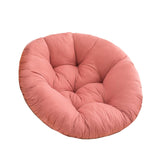 Maxbell Hanging Egg Chair Cushion Round Soft Floor Pillow for Living Room Home Porch Pink
