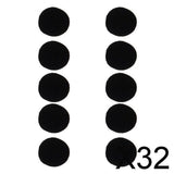Maxbell 32x5 Pairs Black Replacement Ear Cushion Pads for Sony MDR-Q55 MDR-Q21LP Q22 Q68 Q38 BT140Q