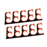 Maxbell 2 Pieces Garage Fishing Rod Holder Fish Gear Protective Pad Fishing Rod Rack