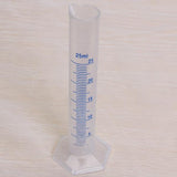 Maxbell 2PCS Graduated Cylinder Trial Jar Tube Laboratory Measuring Tool 10ml+25ml