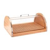 Maxbell Bread Display Cabinet Toast Cake Storage Tray for Cafe Table Kitchen Counter M