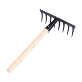 Maxbell Gardening Rake Gardening Tool for Indoor Potted Plants Backyard Garden Beach 8 toothed