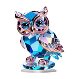 Maxbell Owl Ornament Animal Gift Acrylic Modern Accents for Cabinet Office Bookshelf