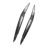 Maxbell Car Headlights Eyebrows Glossy Black Decoration Stickers for BMW E72 x6
