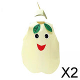 Maxbell 2xKids Fruit Costume Cosplay Cute Children Costume for Themed Party Masquerade Pear