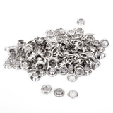Maxbell 6x100 Sets 5mm Eyelet Grommet Hole Rivets w/Lip