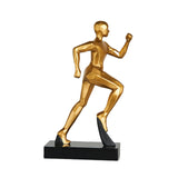 Maxbell Runner Statue Crafts Abstract Art Sculpture for Living Room Office Bookshelf Style A