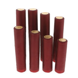 100 PVC Wine Bottle Heat Shrink Capsules  34mm -Burgundy(Gold Top)