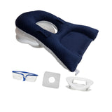 Maxbell Face Down Pillow Neck Support Multifunctional Soft Face Cushion Prone Pillow Navy