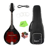Maxbell Mandolin Musical Instrument 8 String Acoustic Mandolin for Beginner Children Set