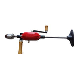 Maxbell Hand Drill Red Carpentry Tool Easy to Use DIY Accessories Woodwork Hand Tool