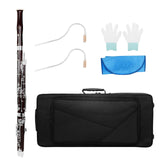 Maxbell Wood Bassoon Instrument C Key Orchestra for Practice Beginners Grading Exams