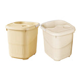 Maxbell 2x Foot Bath Tub Sturdy Foot Bathing Bucket for Relaxation Pedicure Home Use With Lid