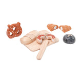 Maxbell Kids Wooden Cutting Play Foods Toy Kitchen Toy for Boys Girls Kids Preschool