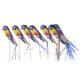 20x50pcs Foil Parrot Fruit Sticks Cocktail Picks Party Table Decoration