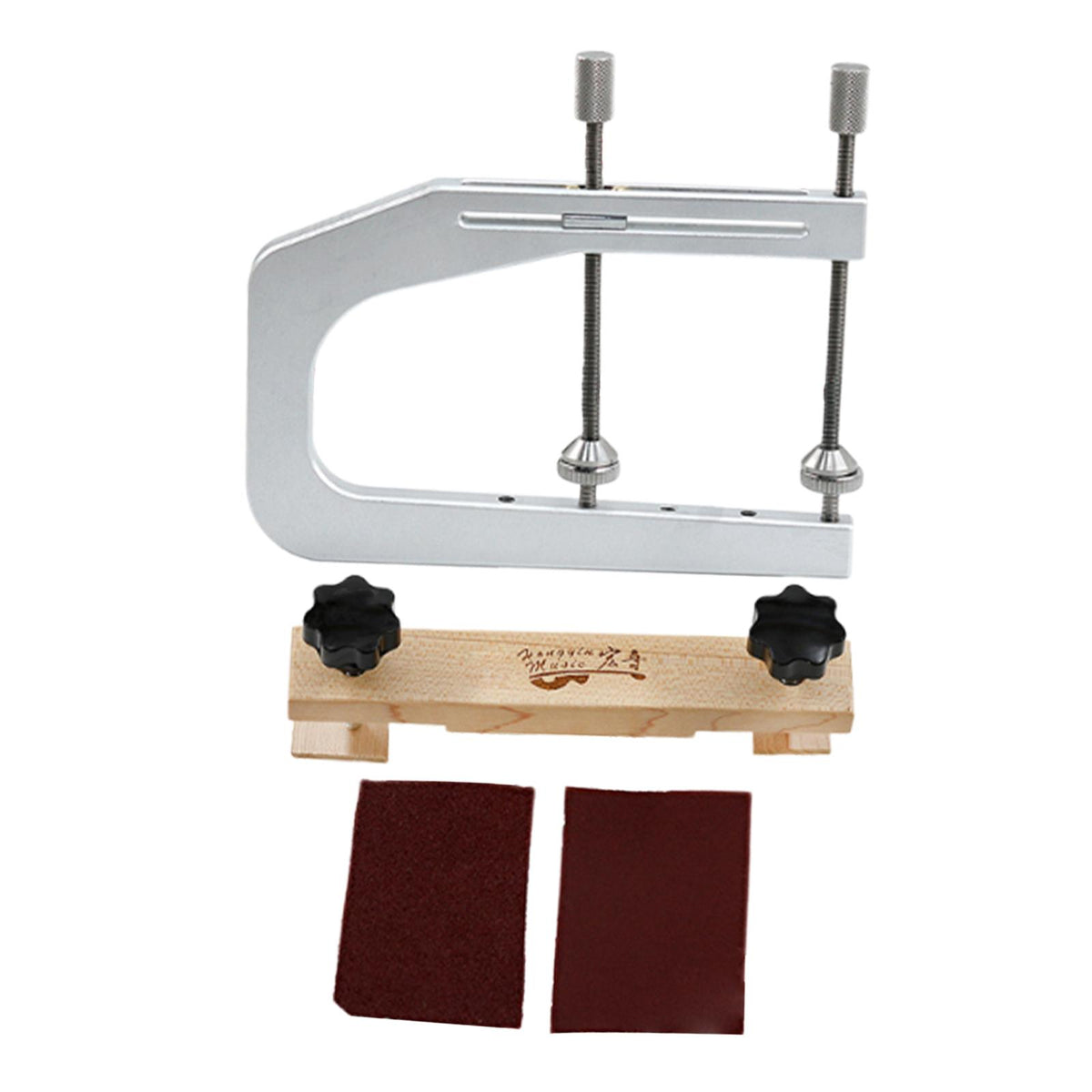 Maxbell Guitar Bridge Clamp Practical Luthier Gadget for Acoustic Guitar Attachments