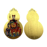 Maxbell 2x Metal Buddha Card Protection Cards for Fengshui Gift Offices Car Handbags Multicolor