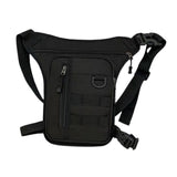 Maxbell Waist Bag Portable Travel Bag Decoration Shoulder Bag Multifunctional Purse Black