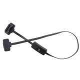 Maxbell 4x16 Pin M to F With Switch OBD2 Cord Extension Cable Adapter Connector On/Off
