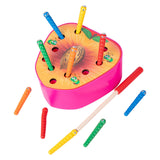 Maxbell Magnetic Worm Catch Game Fine Motor Skills Color Cognitive