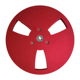 Maxbell 1/4 7 inch Empty Reel Portable Accessories for Reel to Reel Tape Takeup Reel Red