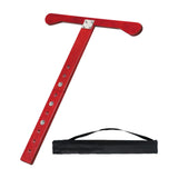 Maxbell Cello Endpin Anchor Wood Stopper Rest Holder Stand for Player Stage Beginner Red