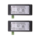 Maxbell 2Pieces 4 POE Ports Injector Switch 12-48V Power Supply Module Over Ethernet