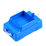 Maxbell 3xBlue Plastic Carriage Car Cart with Pulley Wheels for Physics Force & Motion