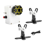 Maxbell Fishing Rod Building Winding Tool Modification Easy to Use Epoxy Drying Rack Black 2 Brackets