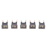 Maxbell 3x 5 Pieces Auto Car FLK-M 32V Male Straight Long Blades PAL Fuses 80A Black