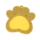 Maxbell 4xChristmas Photo Frame Ornament Christmas Tree Decoration for Fireplace Party Yellow