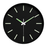 Maxbell Glow in The Dark Wall Clock 25cm Timepiece for Office Living Room Home Decor Style D